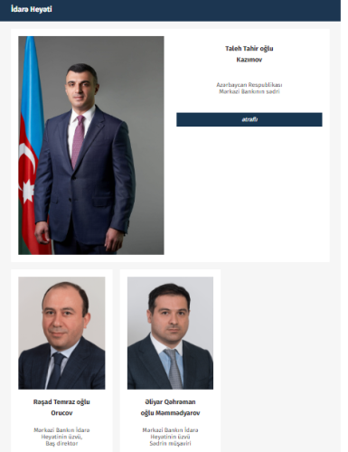 Onlar Mərkəzi Bankdakı vəzifələrini İTİRDİ - FOTO